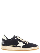 Μπλε δερμάτινα αθλητικά παπούτσια Golden Goose - EU39/US6