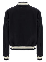 Golden Goose Blue Virgin Wool Bomber