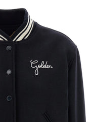 Golden Goose Blue Virgin Wool Bomber