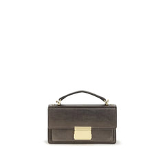 Golden Goose Brown Calf Leather Bos Taurus Handbag