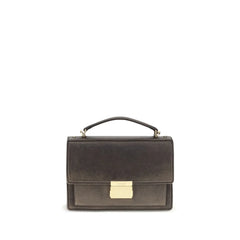Golden Goose Brown Calf Leather Bos Taurus Handbag