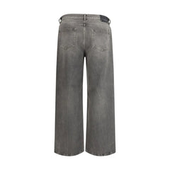 Golden Goose Gray Cotton Relaxed Fit Jeans