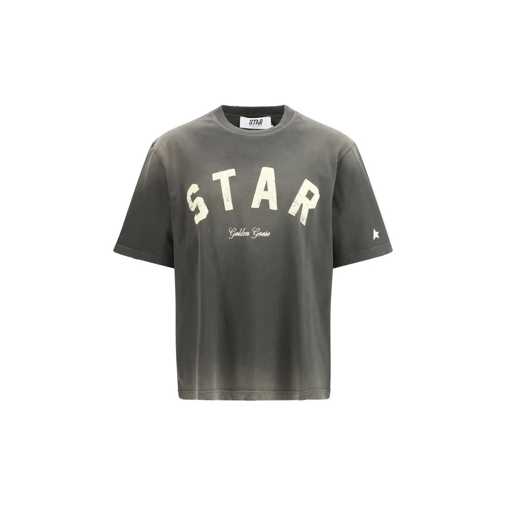 Golden Goose Gray Cotton T-Shirt