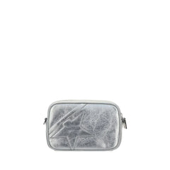 Golden Goose Gray Leather Shoulder Bag