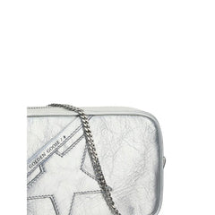 Golden Goose Gray Leather Shoulder Bag
