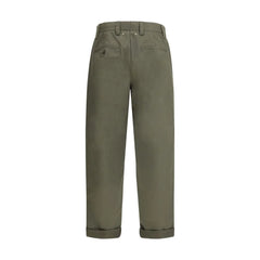 Golden Goose Green Cotton Chino Pants