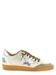 Golden Goose Silver Goatskin Low Top Sneakers - EU44/US11