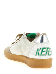 Golden Goose Silver Goatskin Low Top Sneakers - EU44/US11