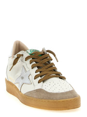 Golden Goose Silver Goatskin Low Top Sneakers - EU44/US11