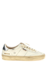 Sneakers basse in pelle d'agnello argento Golden Goose