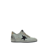 Golden Goose White Calf Leather Bos Taurus Low Top Sneakers