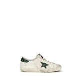 Golden Goose White Calf Leather Bos Taurus Low Top Sneakers - EU40/US7