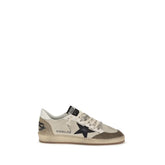 Golden Goose White Calf Leather Bos Taurus Low Top Sneakers - EU40/US7