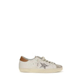 Golden Goose White Calf Leather Bos Taurus Low Top Sneakers - EU41/US11
