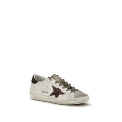 Golden Goose White Calf Leather Bos Taurus Sneakers - EU38/US8