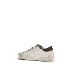 Golden Goose White Calf Leather Bos Taurus Sneakers - EU38/US8