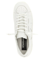 Golden Goose Hvite Lave Sneakers i Ku