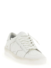 Golden Goose hvite sneakers med lavt utsnitt i ku-skinn
