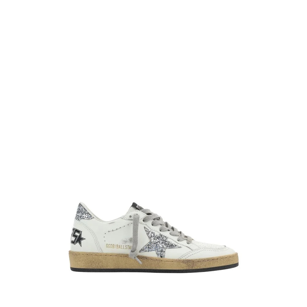 Golden Goose White Goatskin Low Top Sneakers - EU38/US8