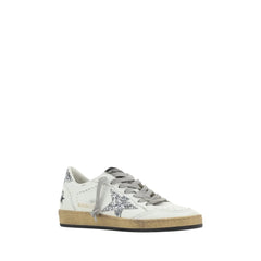 Golden Goose White Goatskin Low Top Sneakers - EU39/US9