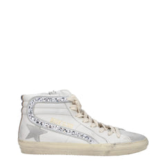 Golden Goose White Leather High Tops - EU40/US10