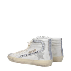 Golden Goose White Leather High Tops - EU40/US10 - Sneakers