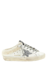Golden Goose White Leather Slides