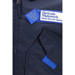GR10K Bomberjacke aus blauem Nylon