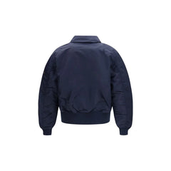 GR10K Bomberjacke aus blauem Nylon