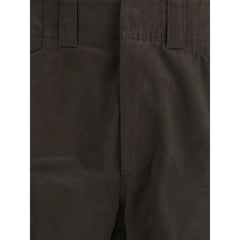 GR10K Brown Cotton Cargo Pants