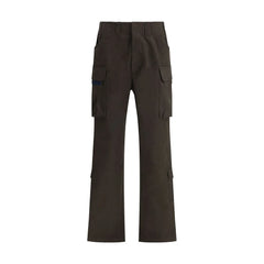 GR10K Brown Cotton Cargo Pants
