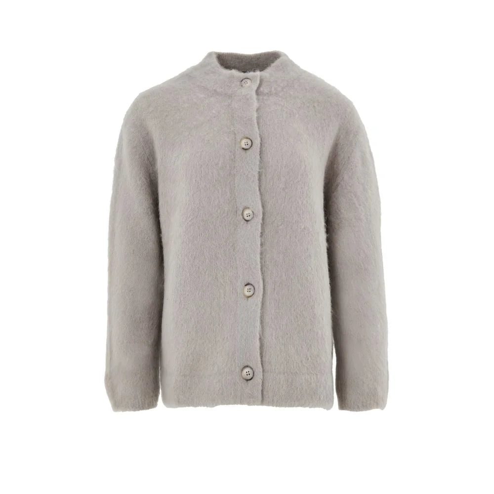 Gran Sasso Beige Wool Cardigan - IT44|L