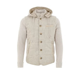 Gran Sasso Beige Wool Shell Jacket - IT50 | L - Sport Jackets