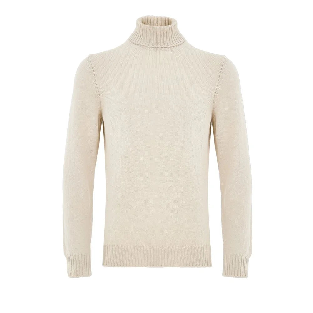 Gran Sasso Beige Wool Turtleneck - IT56 | 3XL
