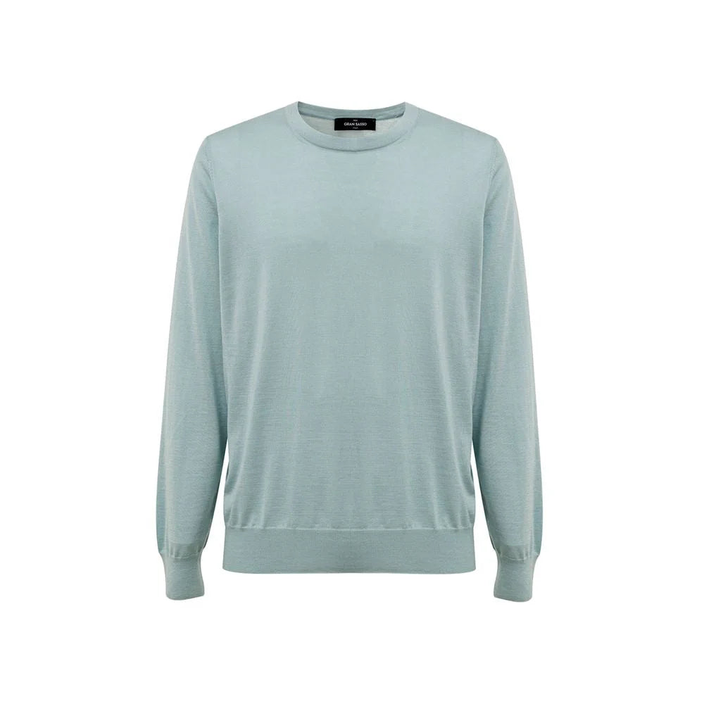 Gran Sasso Blue Cashmere Sweater - IT50 | L - Sweaters