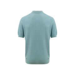 Gran Sasso Blue Cotton Polo Shirt - IT50 | L - Polos