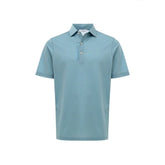 Gran Sasso Blue Cotton Polo Shirt - IT50 | L - Polos