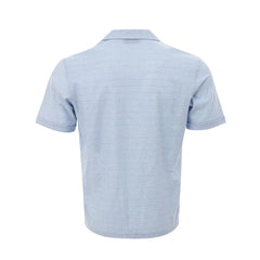 Gran Sasso Blue Linen And Cotton Shortsleeve - IT50 | L - Shirts