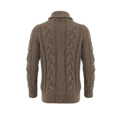 Gran Sasso Brown Wool Cardigan - IT50 | L