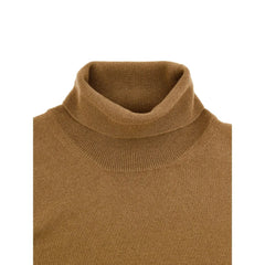 Gran Sasso Brown Wool Turtleneck