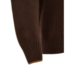 Gran Sasso Brown Wool Turtleneck - IT56 | 3XL