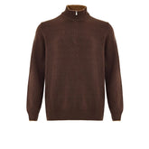Gran Sasso Brown Wool Turtleneck - IT56 | 3XL
