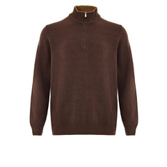 Gran Sasso Brown Wool Turtleneck - IT56 | 3XL