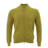 Gran Sasso Elegant Yellow Cotton Cardigan for Men - IT50 | L - Cardigans