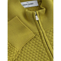 Gran Sasso Elegant Yellow Cotton Cardigan for Men - IT50 | L - Cardigans