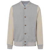 Gran Sasso Gray Cotton Jackets & Coat - IT50 | L - Varsity Jackets