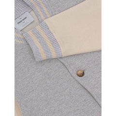 Gran Sasso Gray Cotton Jackets & Coat - IT50 | L - Varsity Jackets