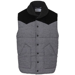 Gran Sasso Gray Cotton Sleveless Jacket - IT50 | L - Vests
