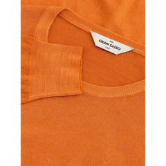Gran Sasso Orange Wool Sweater - IT50 | L - Sweaters