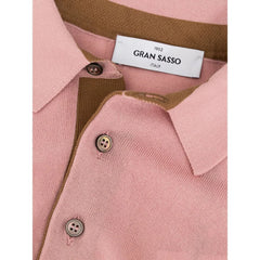 Gran Sasso Pink Cotton Polo Shirt - IT50 | L - Polos